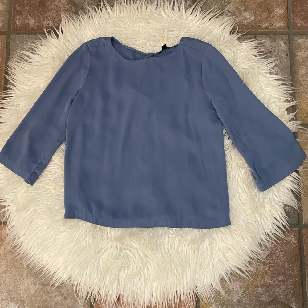 Ann Taylor Factory Blouse with Back Tie - Small